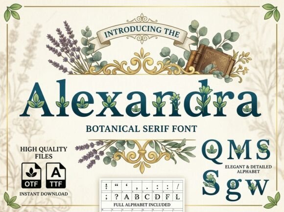 Alexandra: The Display Font for Unforgettable Branding