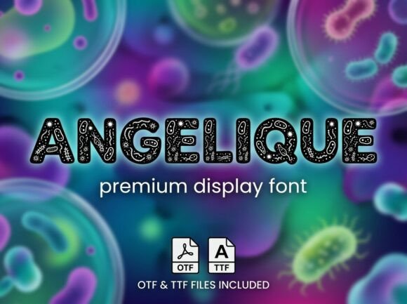Angelique: Unleashing Creative Impact with a Bold Display Font