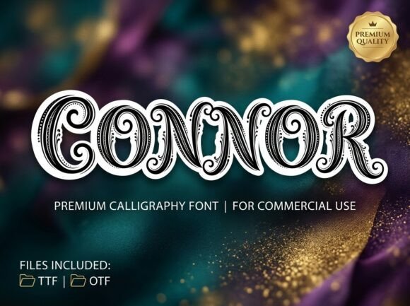 Connor: The Bold Display Typeface for Unforgettable Branding