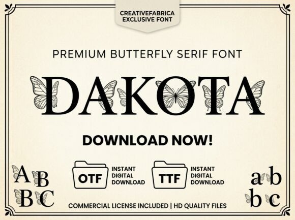 Dakota: The Bold Display Font That Commands Attention