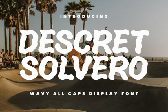 Descret Solvero: The Energetic Display Font for Impactful Design