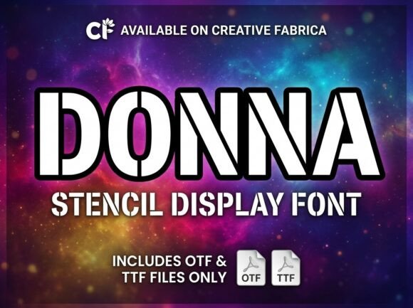 Donna: The Bold Decorative Display Font for Impactful Design