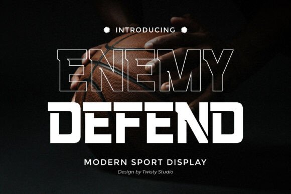 Enemy Defend: The Tactical Display Font for High-Impact Design