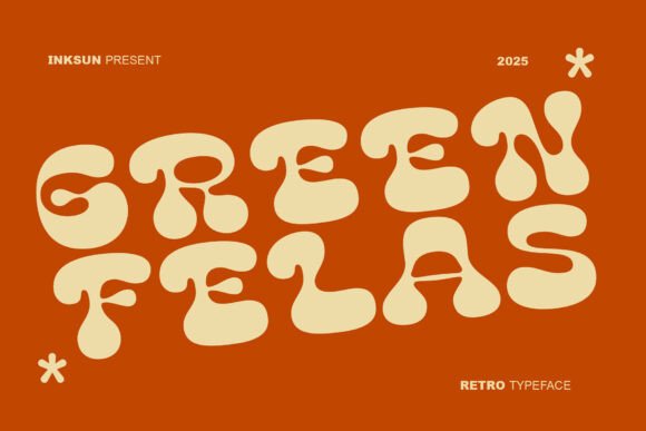 Green Felas: Your Groovy Retro Display Font