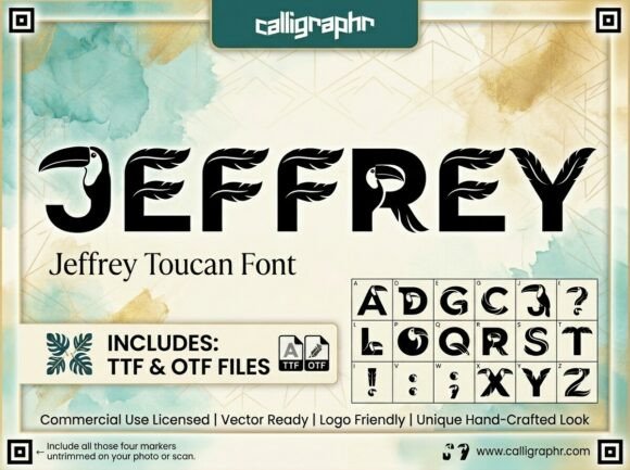 Jeffrey: The Toucan-Inspired Display Font