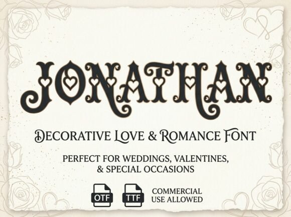 Jonathan: A Display Font with Unmistakable Character