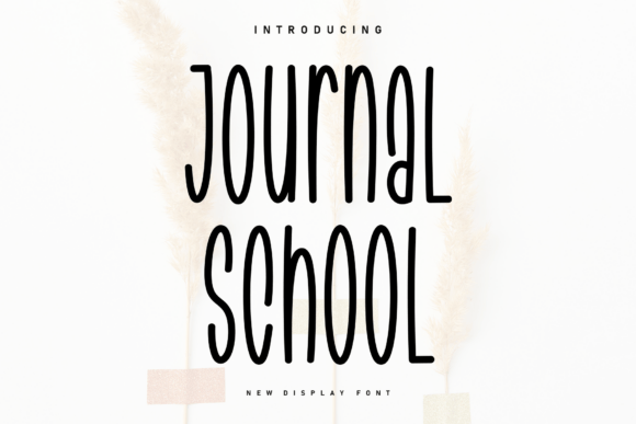 Journal School: A Tall, Slender Display Font with Academic Charm