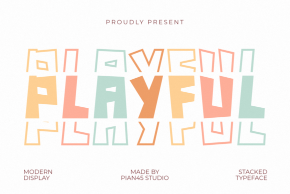 Playful Stacked: Adding Depth and Fun to Modern Typography