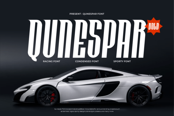 Qunespar: The High-Energy Display Font for Speed and Impact