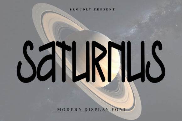 Saturnus: The Display Font for Modern, Technical Branding