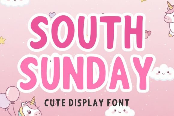 South Sunday: The Playful Display Font for Charming Designs