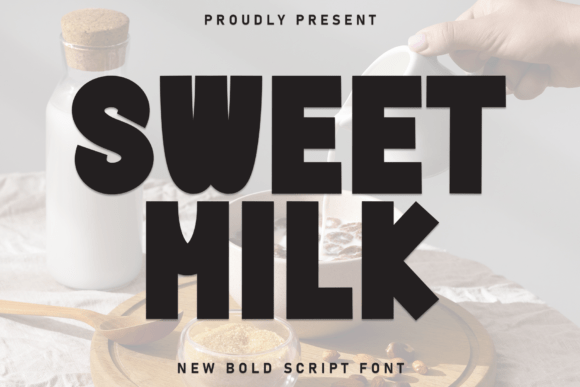Sweet Milk: The Artisan Display Font for Authentic Projects