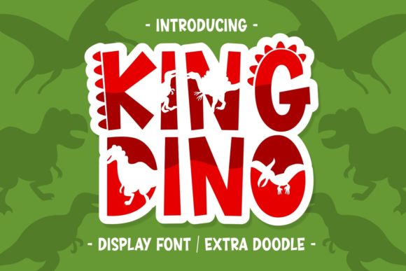 Unleash Playful Energy with the King Dino Typeface